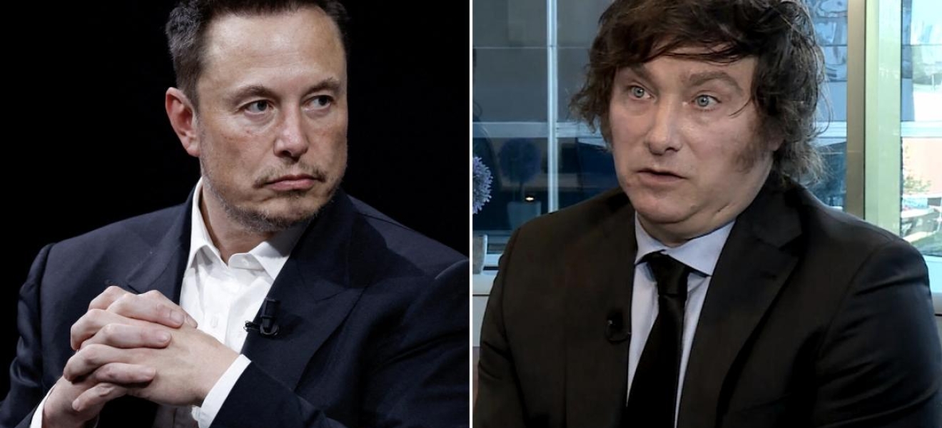 Milei agradeció un mensaje del magnate Elon Musk, que elogió su discurso en Davos