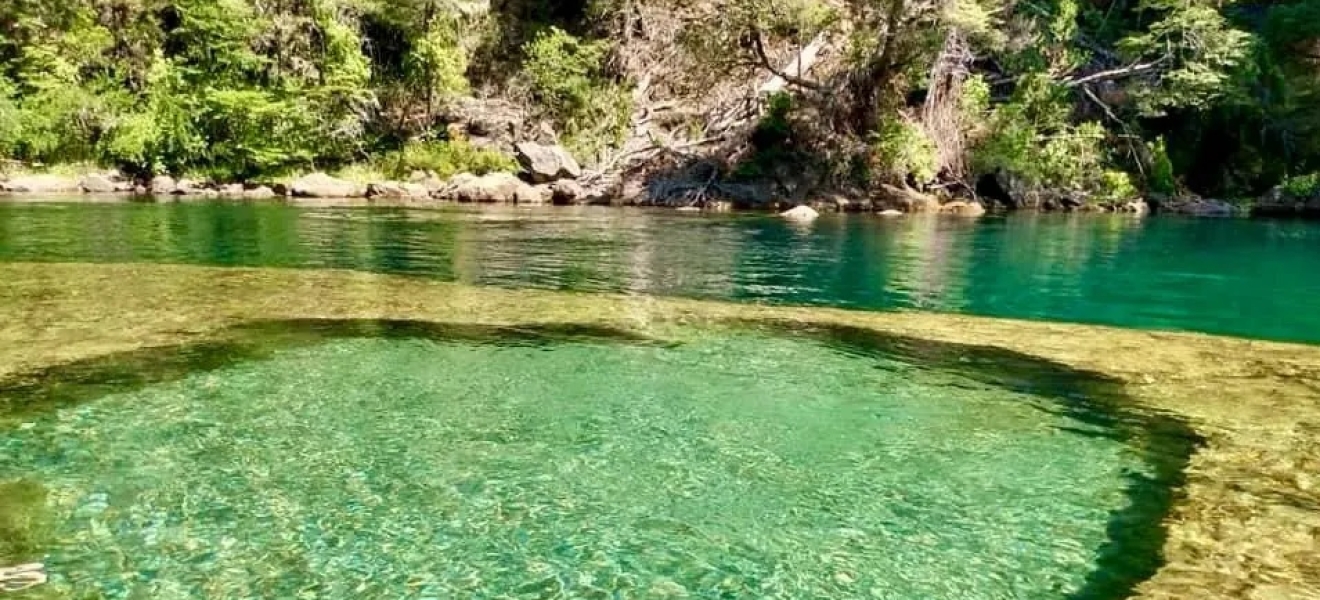 Rio Negro: Los Piletones del Río Manso, secreto escondido de la Patagonia