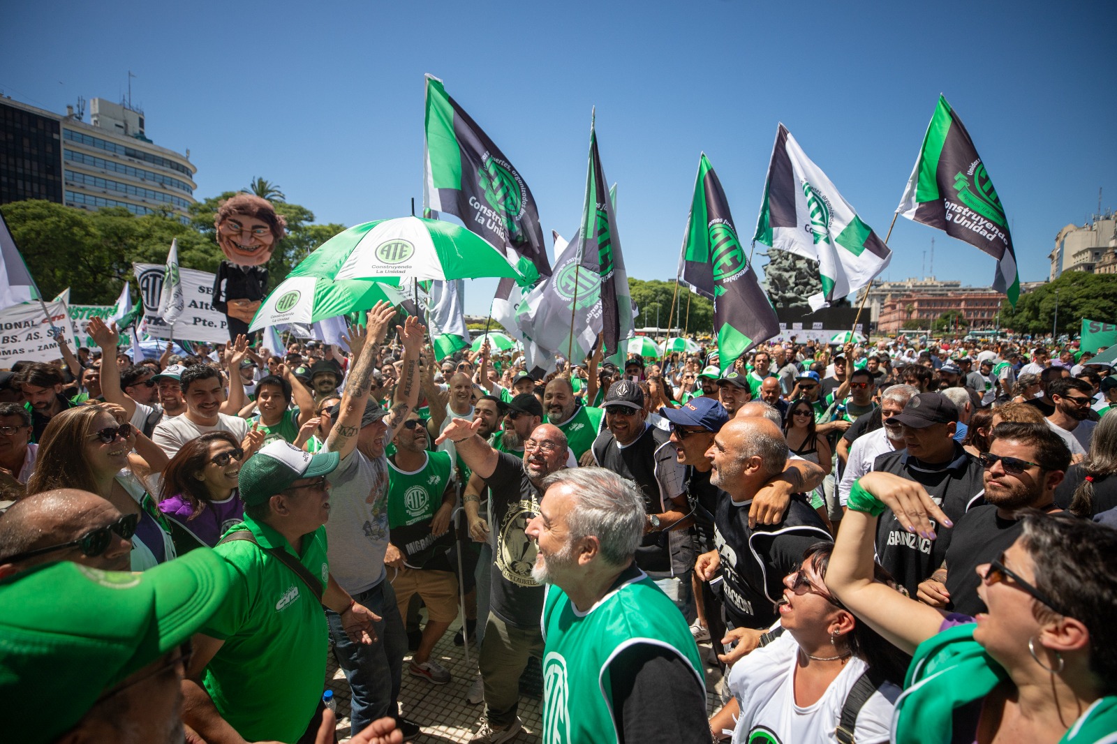 El paro de ATE Nacional es de 24 horas y se inicia a la medianoche