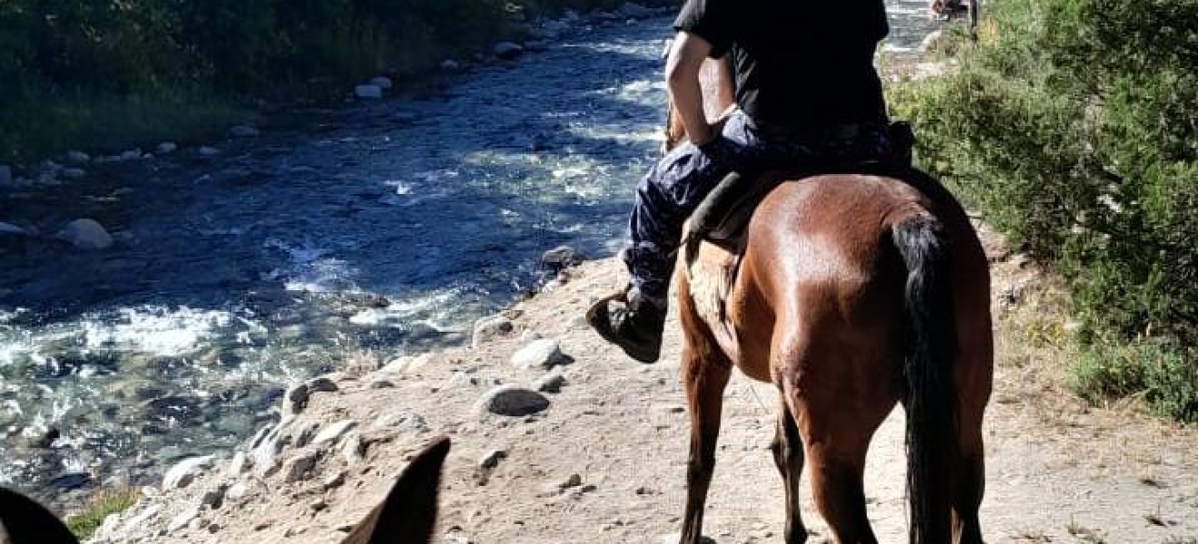 La Brigada Rural en Bariloche intensificó recorridas de prevención ante el riesgo de incendios forestales