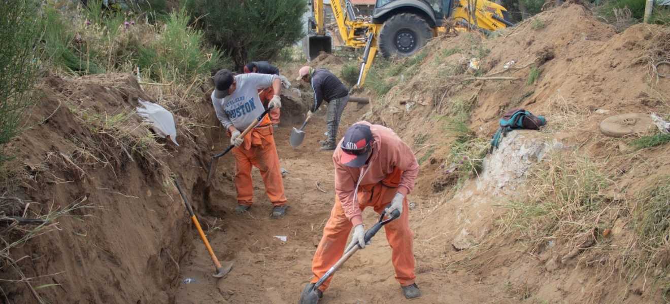 Bariloche: Se ha iniciado el proceso de entubamiento de pluviales en Coirón y Prayel