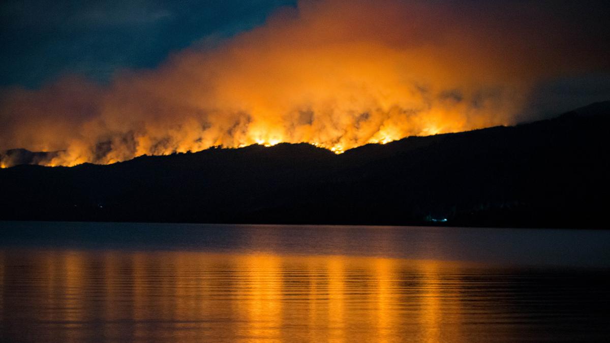 Chubut: el incendio en Los Alerces ya consumió 2.500 hectáreas