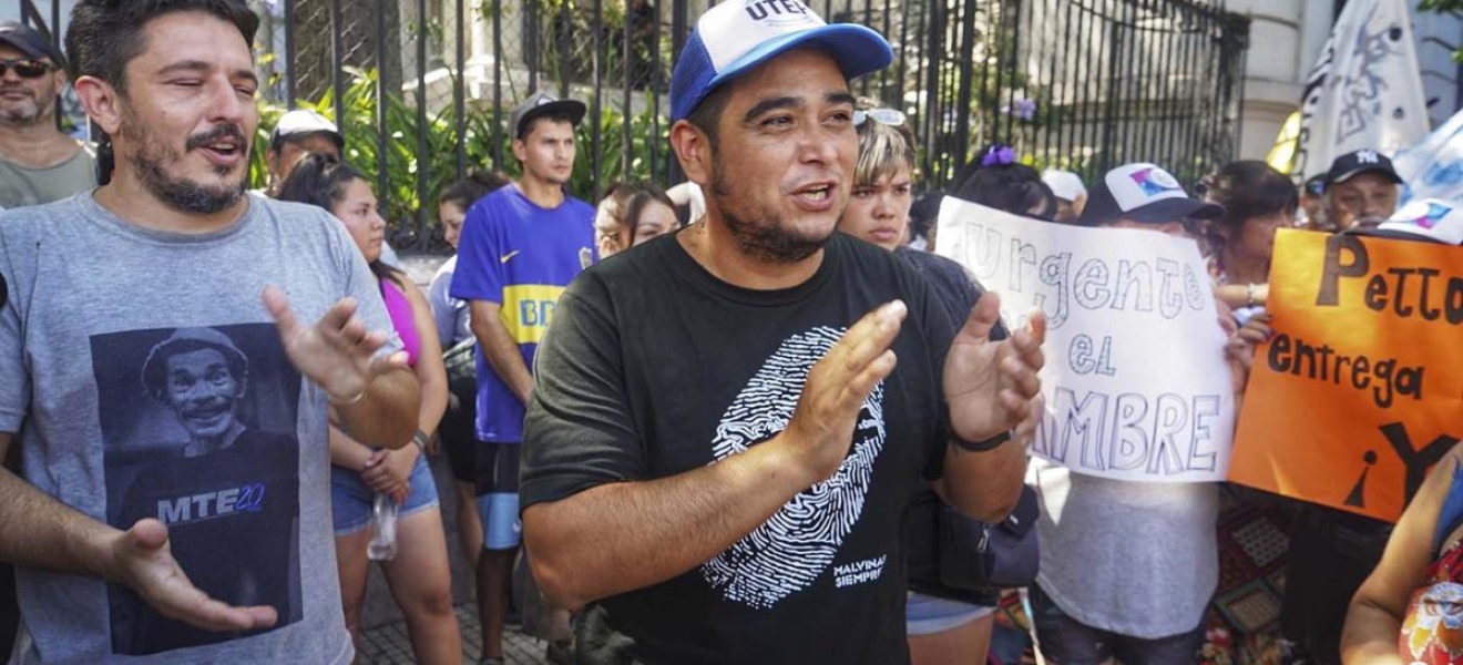 La UTEP realizó una nueva jornada nacional de ollas vacías