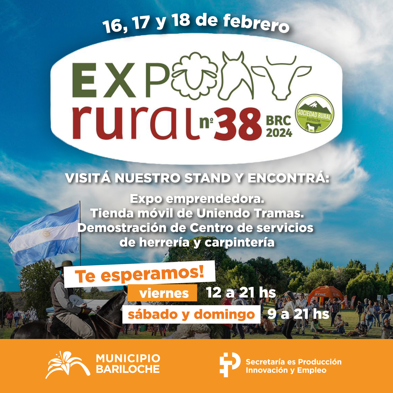 Emprendimientos barilochenses participarán de la Expo Rural 2024