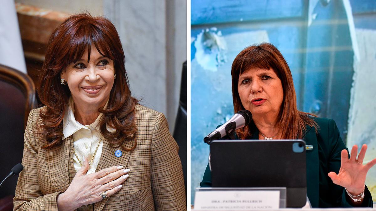 Deje gobernar al presidente Milei le pidió Bullrich a Cristina Kirchner