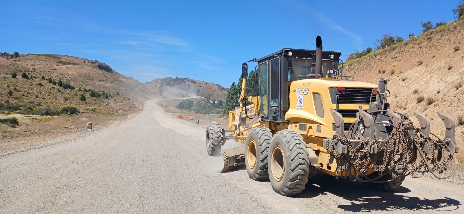 Río Negro: Vialidad Nacional continúa con las tareas de conservación en la Ruta 23