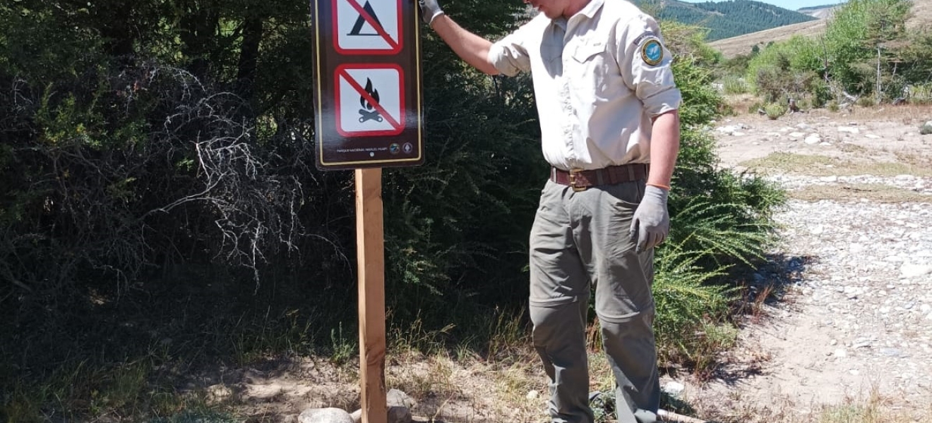 Bariloche: Producción y colocación de cartelería en el Parque Nacional