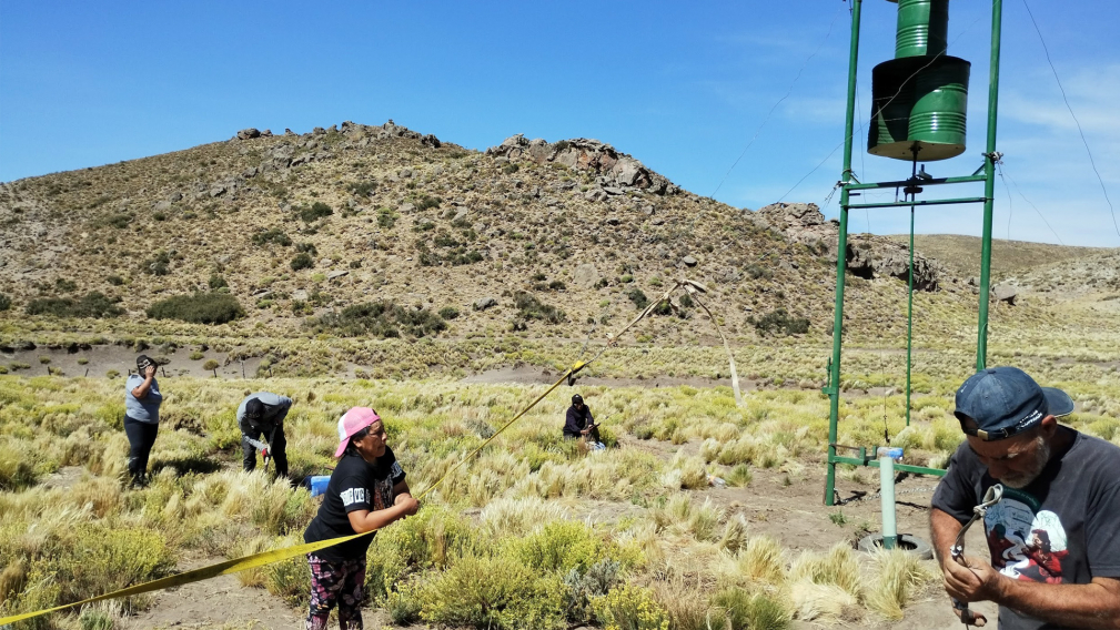 Monitorean la calidad del agua en una Comunidad de la Línea Sur rionegrina