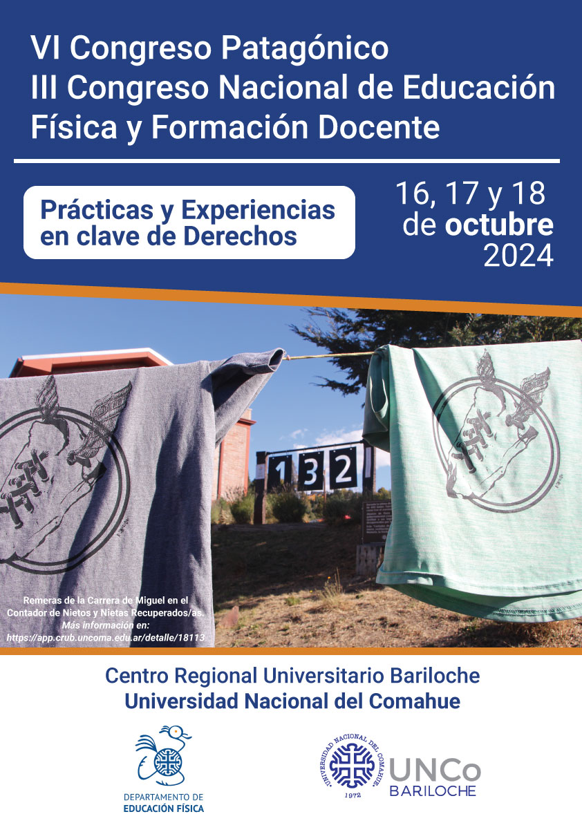 Congreso Nacional de Educación Física 2024 en Bariloche