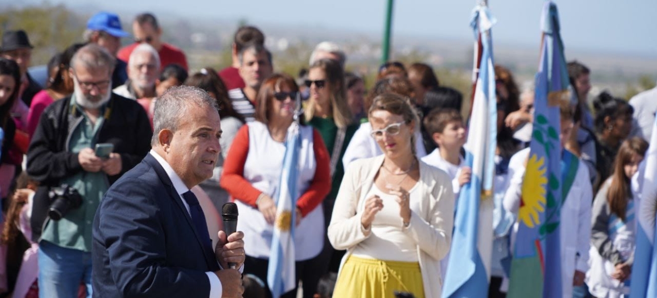 Vicegobernador de Río Negro llamó a estar más unidos que nunca en el Día de la Soberanía Patagónica