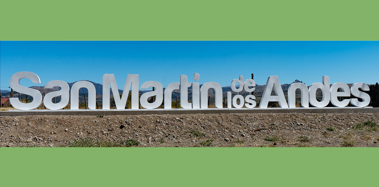 San Martín de los Andes tiene nuevo cartel de bienvenida