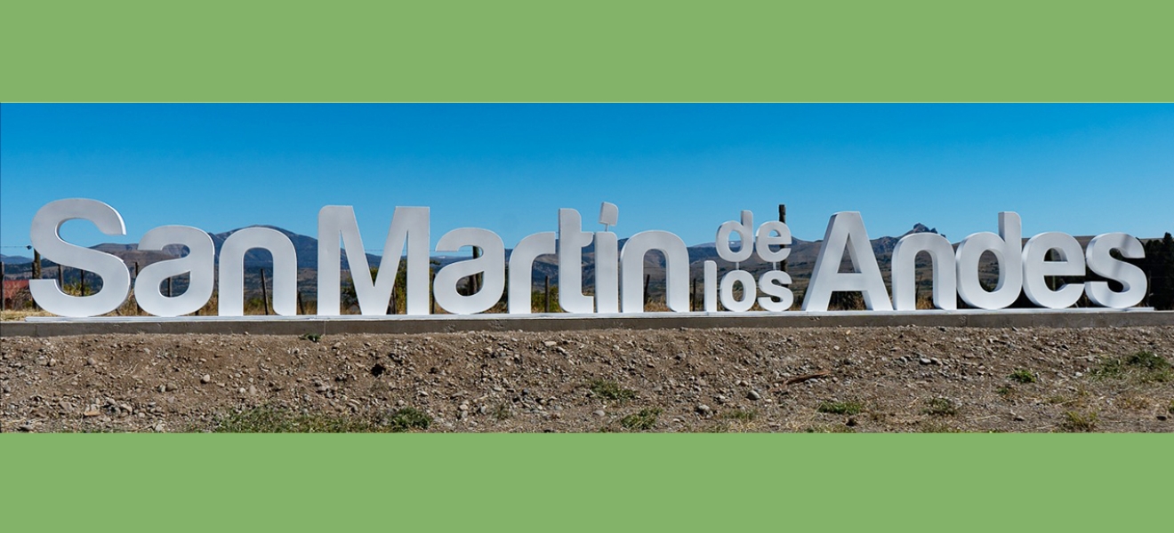 San Martín de los Andes tiene nuevo cartel de bienvenida
