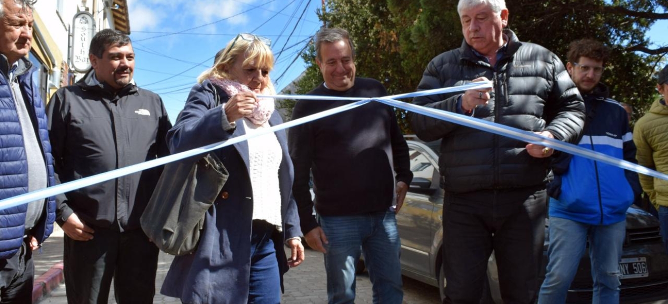 Bariloche: Finalizaron las obras de embellecimiento de calle Juramento