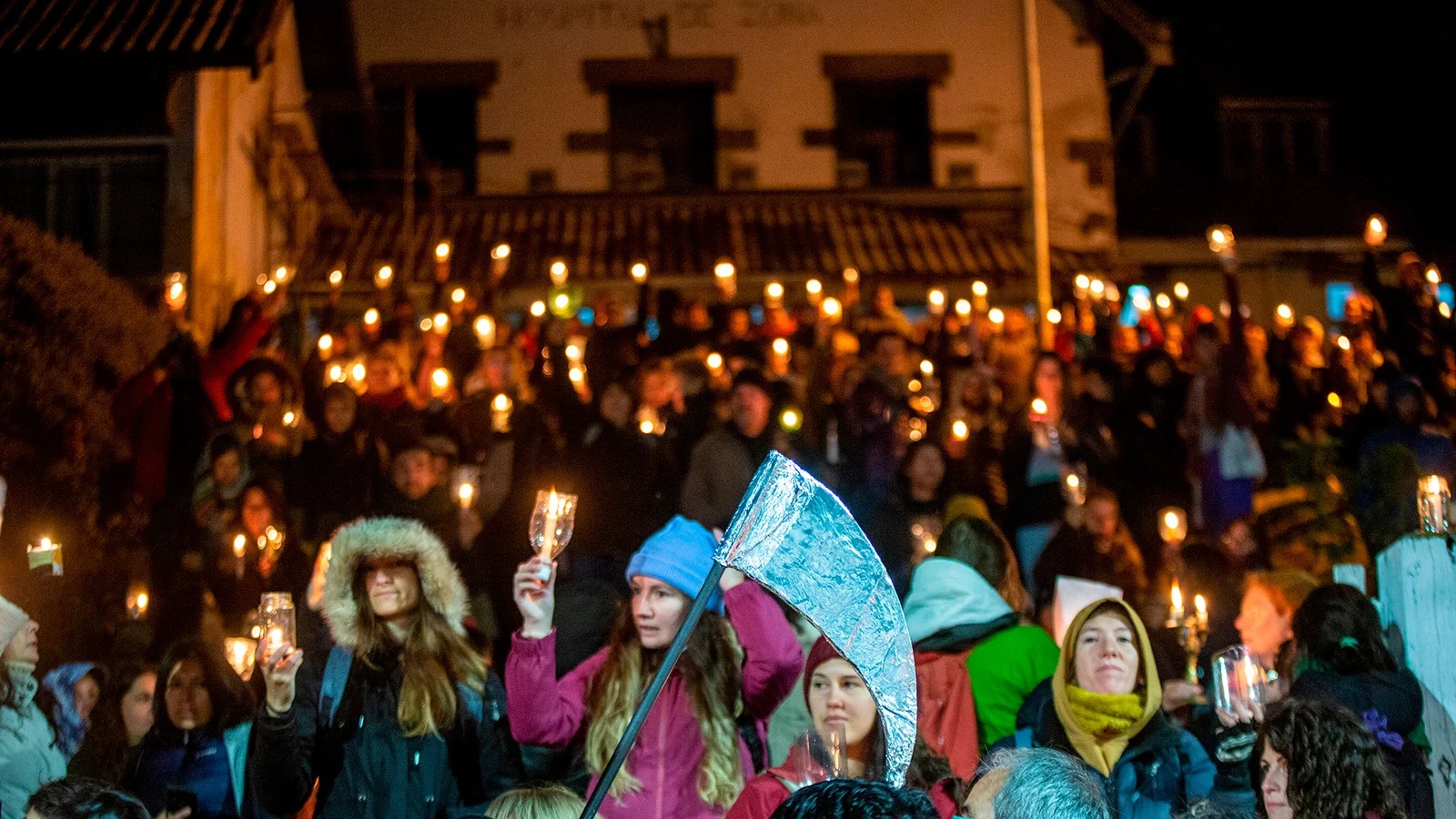 Médicos y enfermeros en Bariloche velaron a la Salud Pública de Río Negro