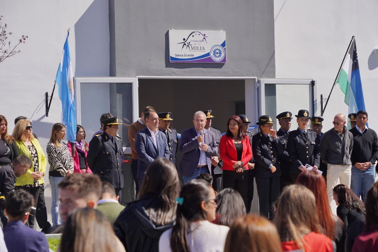 Vicegobernador de Río Negro inauguró una nueva Comisaría de la Familia