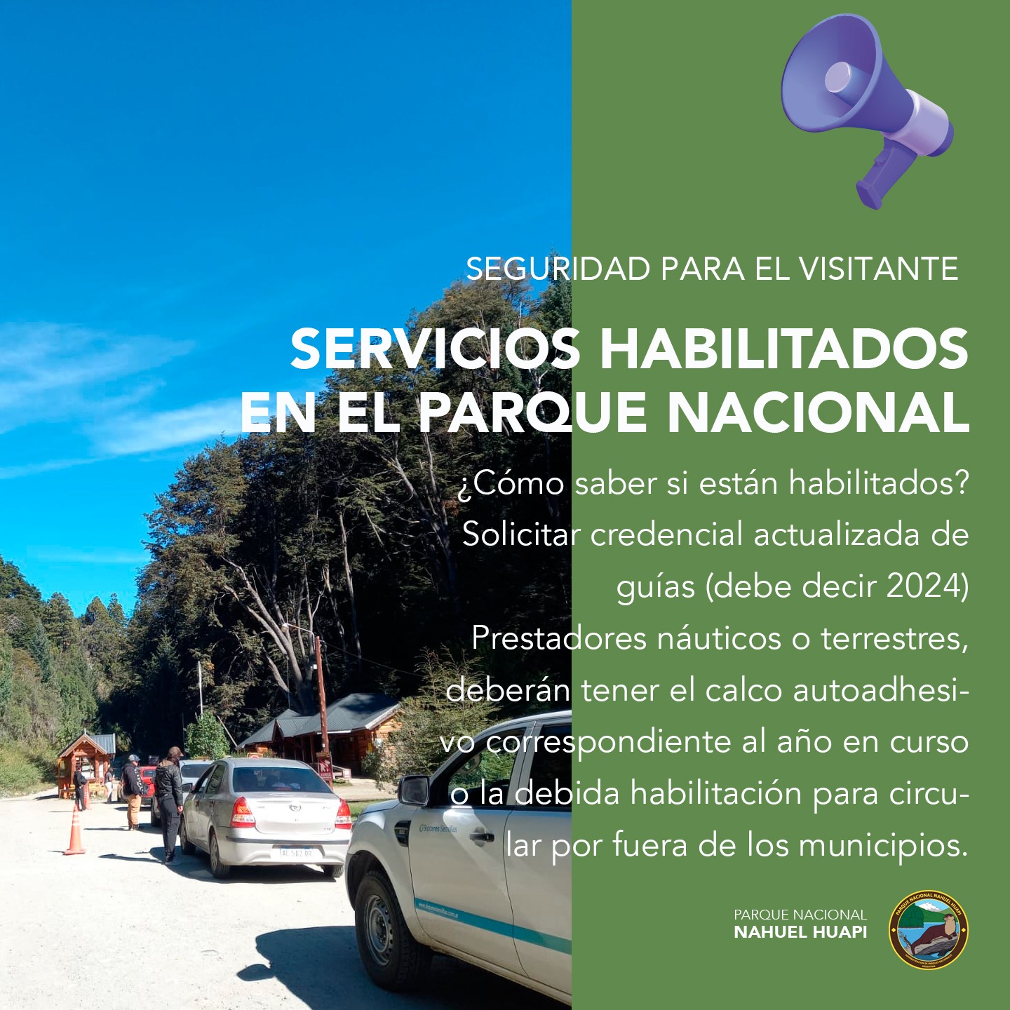 Bariloche: para visitar el Parque Nacional se recuerda contratar servicios habilitados