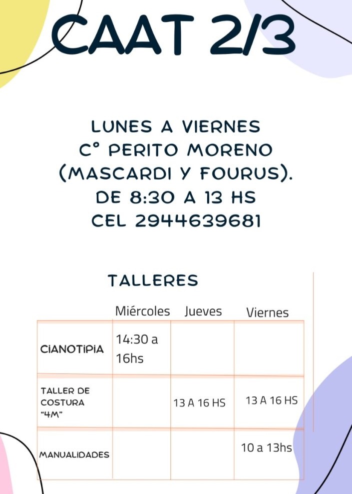 Nuevos horarios de los CAAT’s de Bariloche