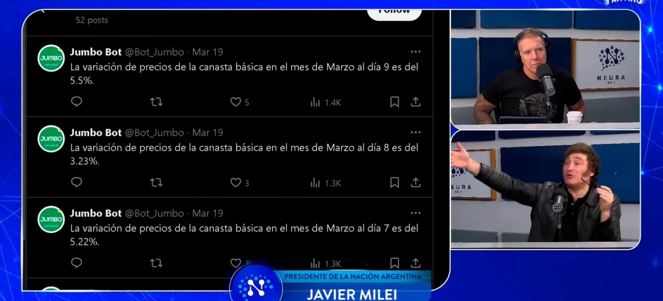 El bot de Jumbo que citaba Nación para hablar de inflación resultó ser falso