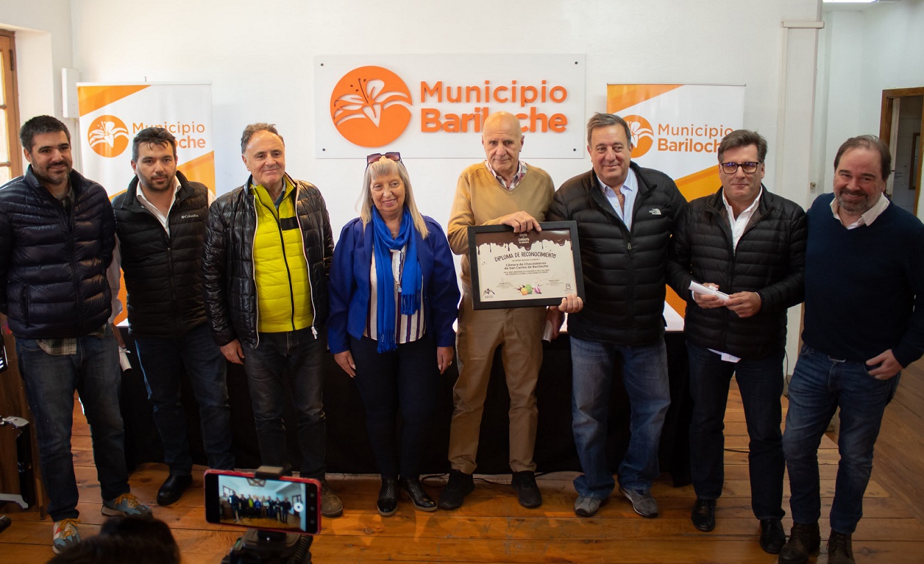 Bariloche reconoció a los chocolateros por su aporte en la Fiesta del Chocolate