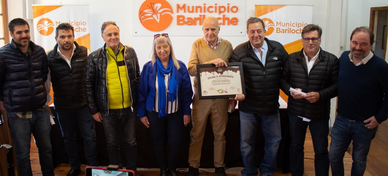 Bariloche reconoció a los chocolateros por su aporte en la Fiesta del Chocolate