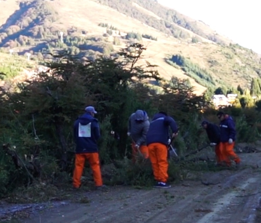 Bariloche: continúan los trabajos en el Balcón del Gutiérrez