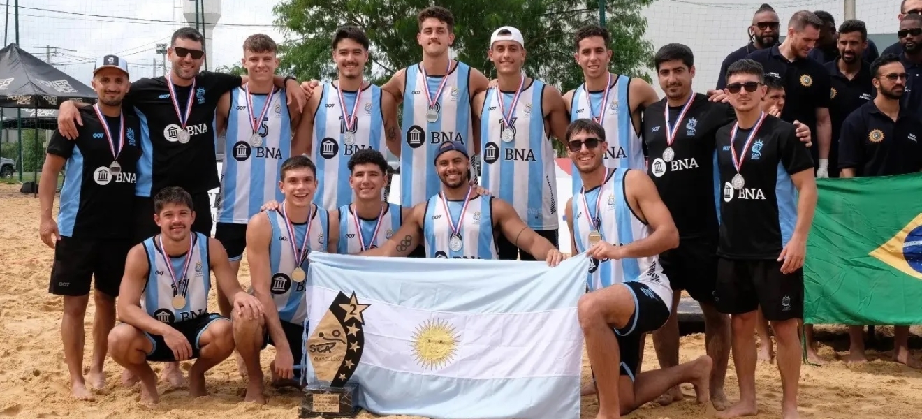 Beach handball: con rionegrinos en el equipo Argentina clasificó al Mundial