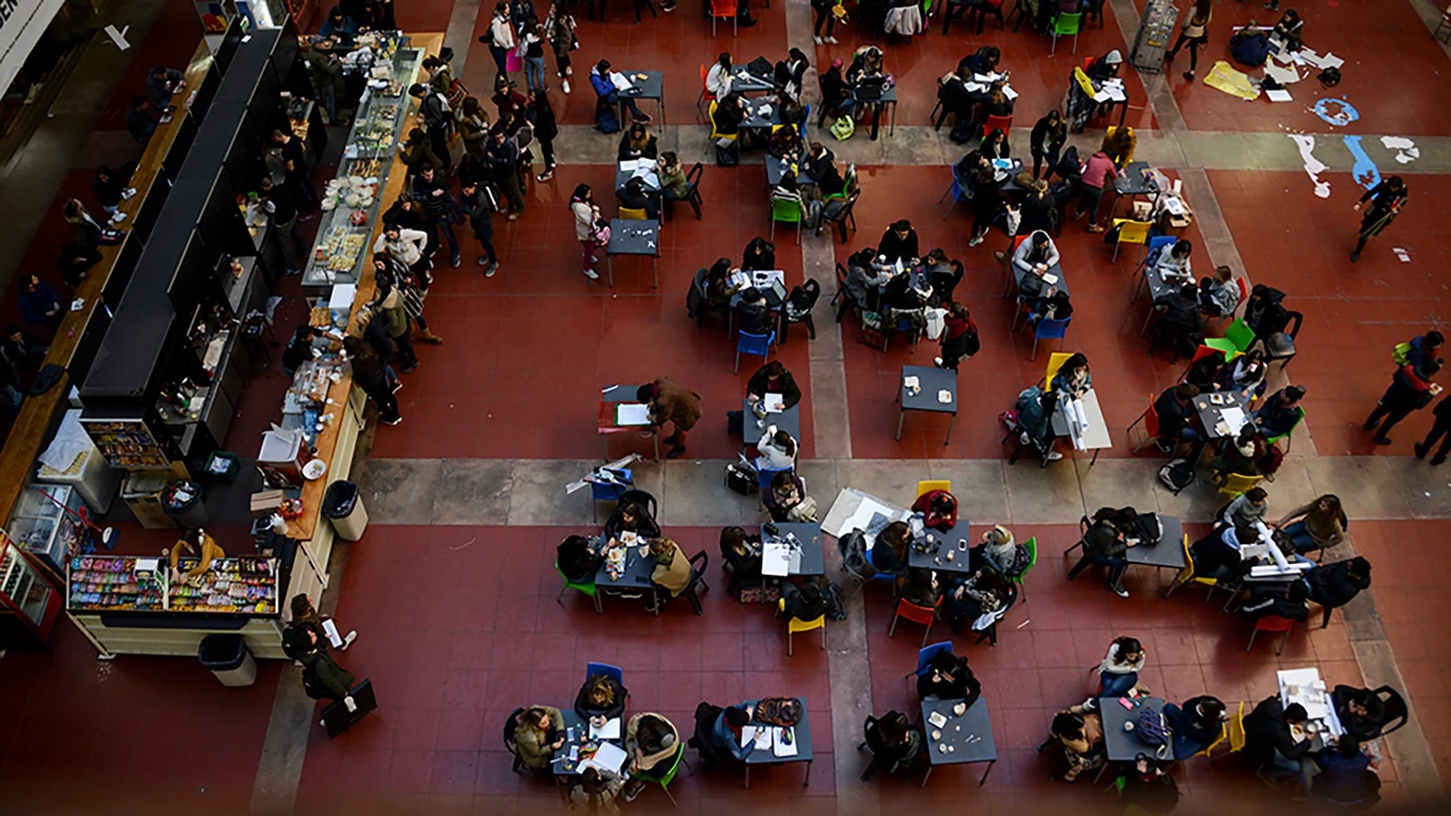 Estudiantes universitarios que marcharán por la educación pública