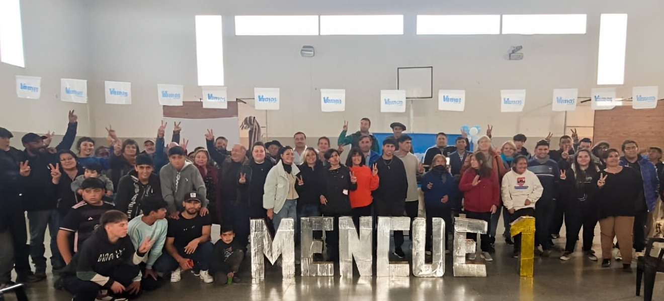 Mencué, un pueblo que festejó el primer año del frente Vamos con Todos