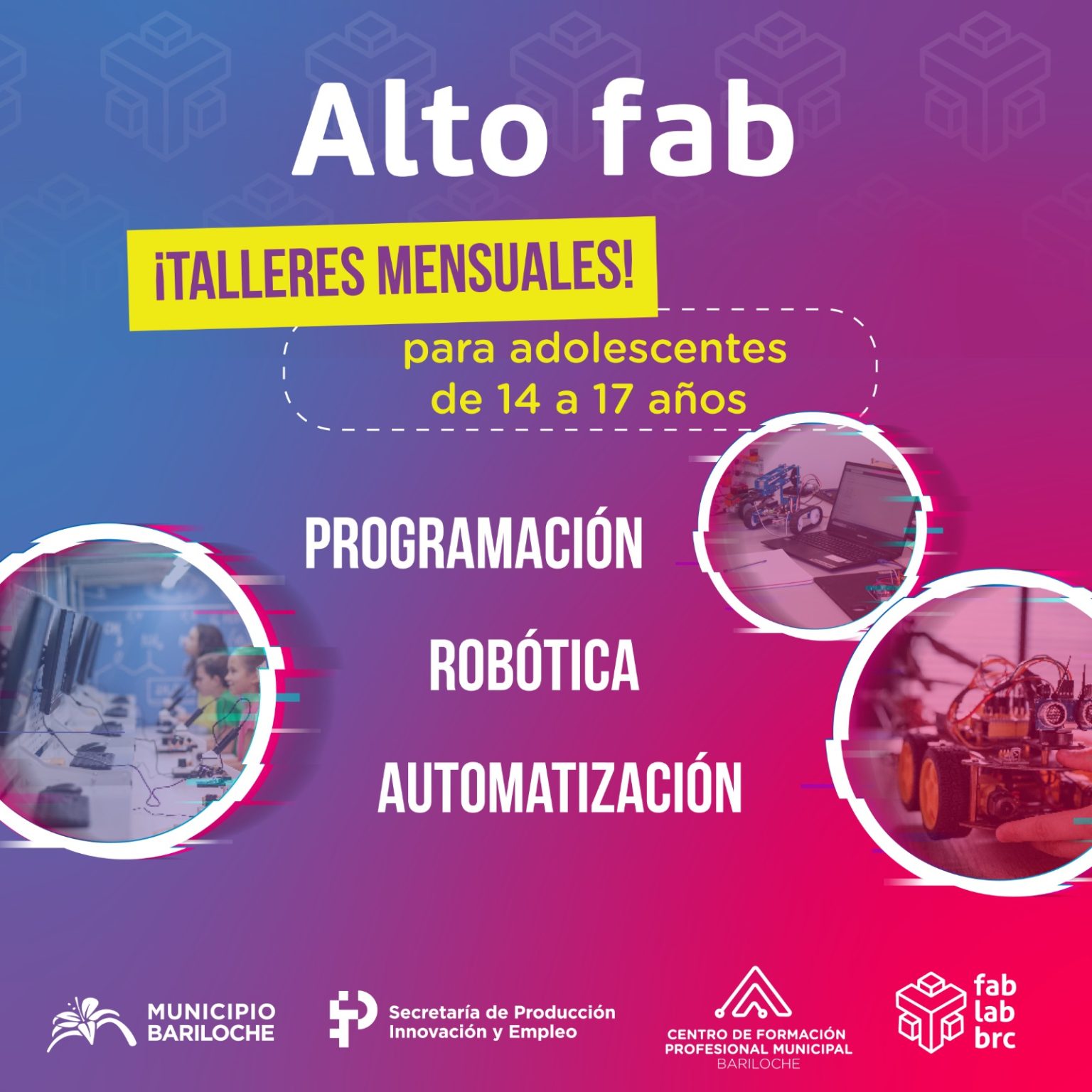 Bariloche: Talleres de Programación y Robótica para adolescentes