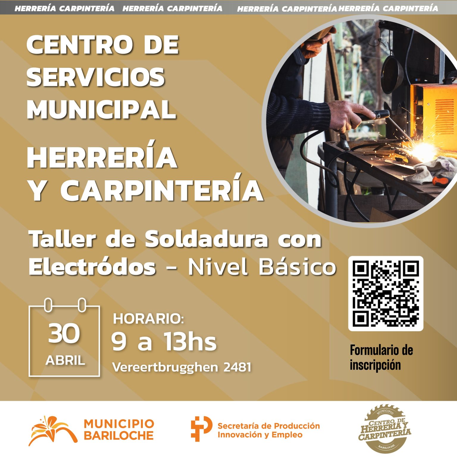 Bariloche: inscripción para el Taller de Soldadura con Electrodos - Nivel Básico