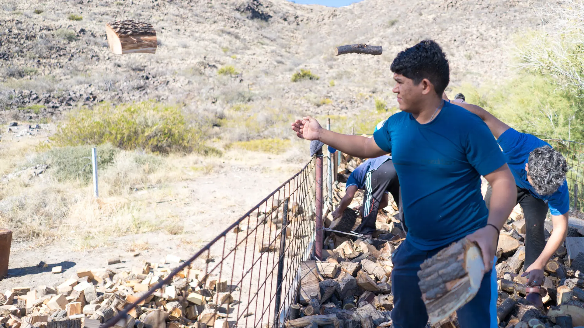 Río Negro comenzó la preparación de leña del Plan Calor 2024