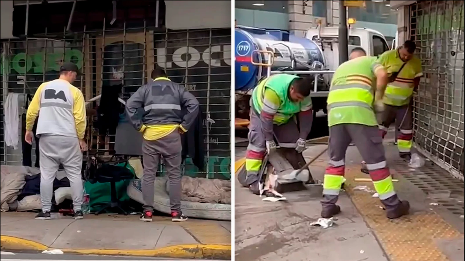 Rechazo al operativo de Jorge Macri que limpia a personas en situación de calle