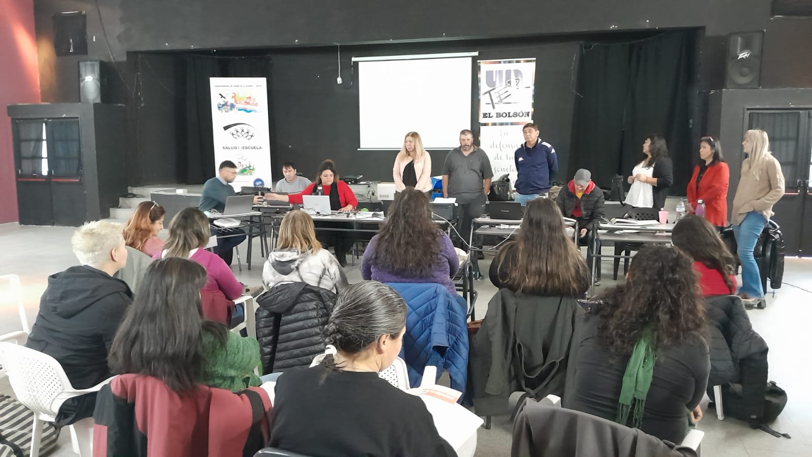 Formación del Dpto de Salud en la Escuela para delegados en El Bolsón