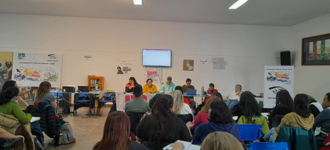 Jornada de formación Salud en la Escuela para delegadxs en Bariloche