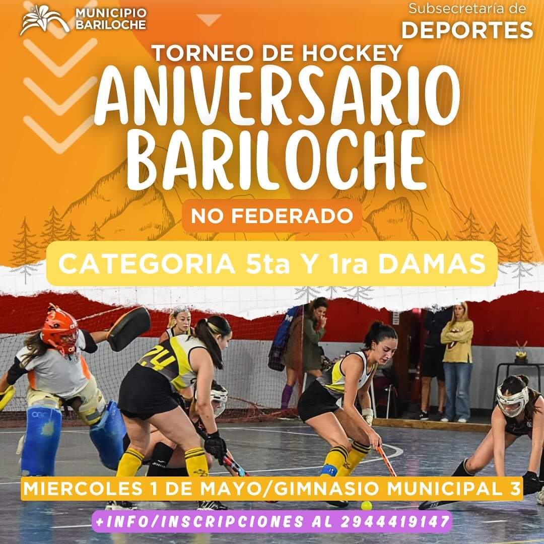 Bariloche festejará su cumpleaños con dos torneos deportivos para la comunidad