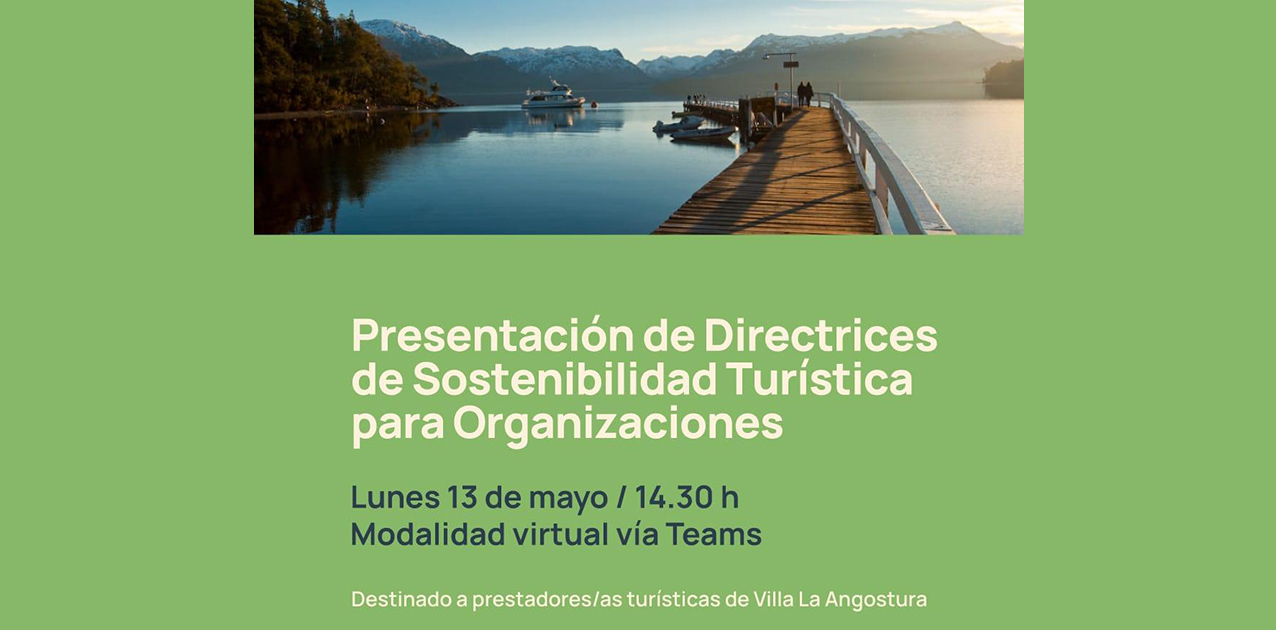 Lanzan programa de sostenibilidad turística en Villa La Angostura