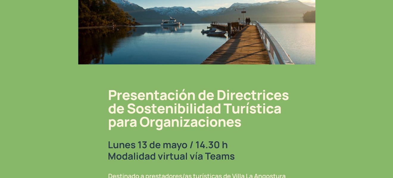 Lanzan programa de sostenibilidad turística en Villa La Angostura