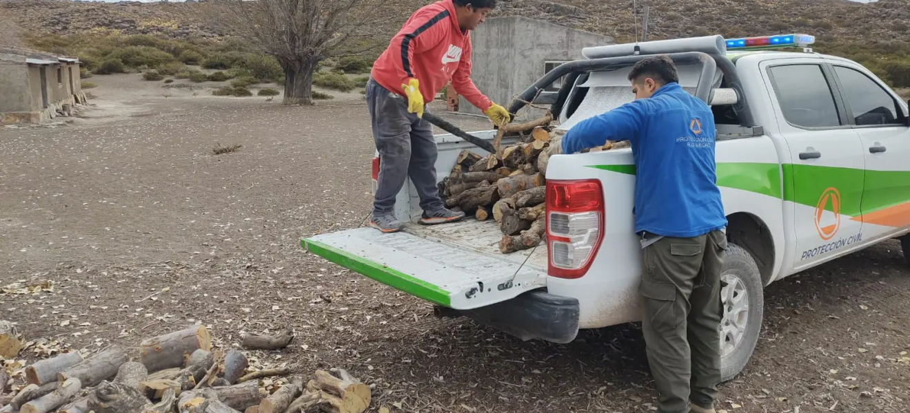 Plan Calor: Protección Civil RN colabora con la distribución de leña