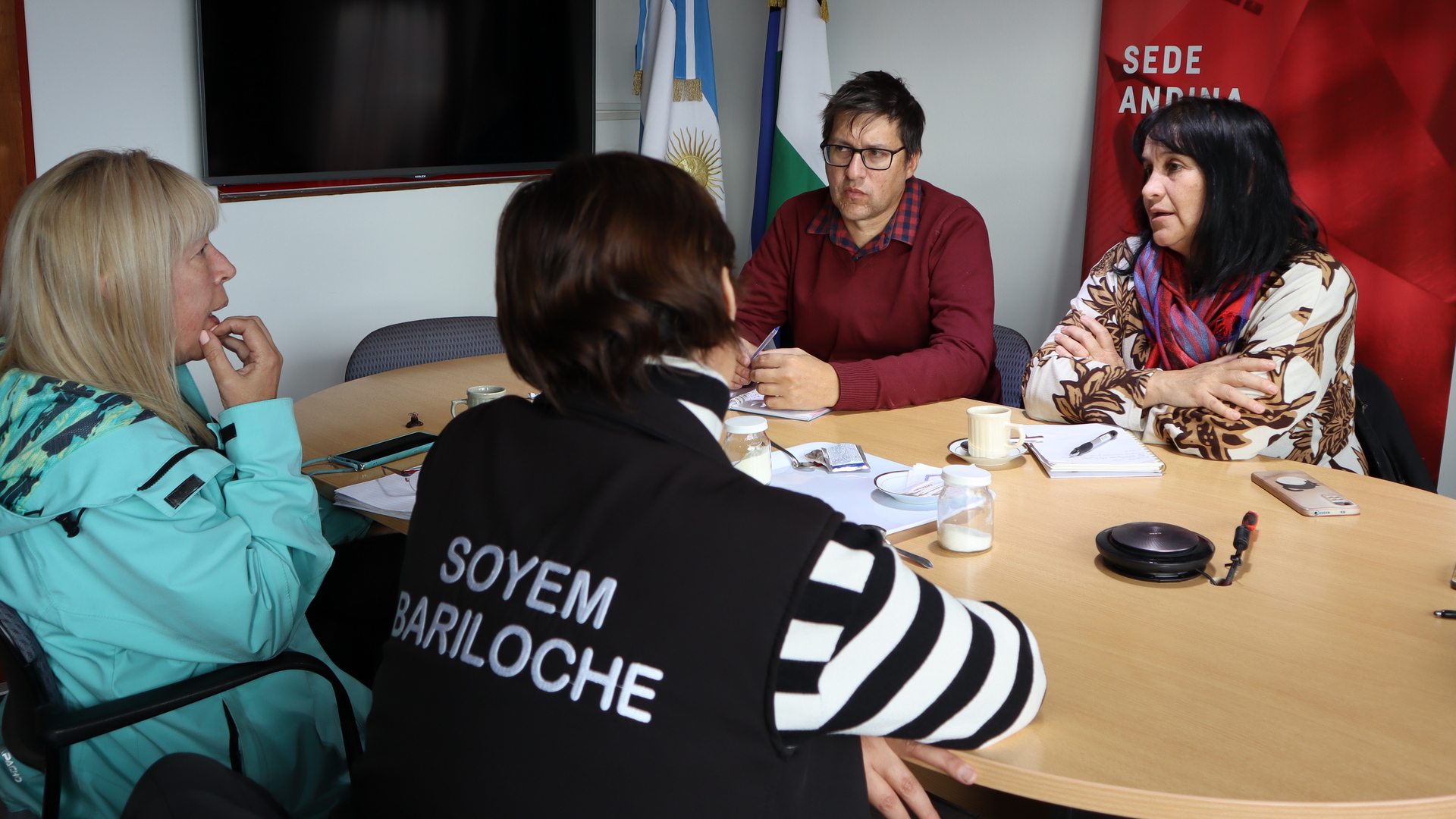 La Sede Andina de la UNRN acuerda actividades conjuntas con el Soyem Bariloche