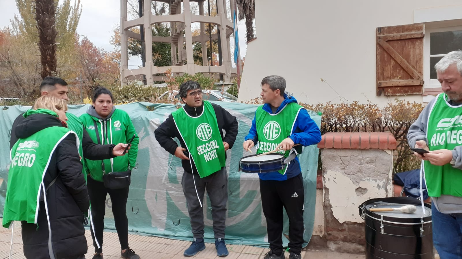 Las protestas de ATE se multiplican en otras sedes de Aguas Rionegrinas 