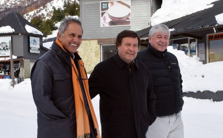 Bariloche: el intendente junto a Scioli y Weretilneck, recorrieron el Cerro Catedral