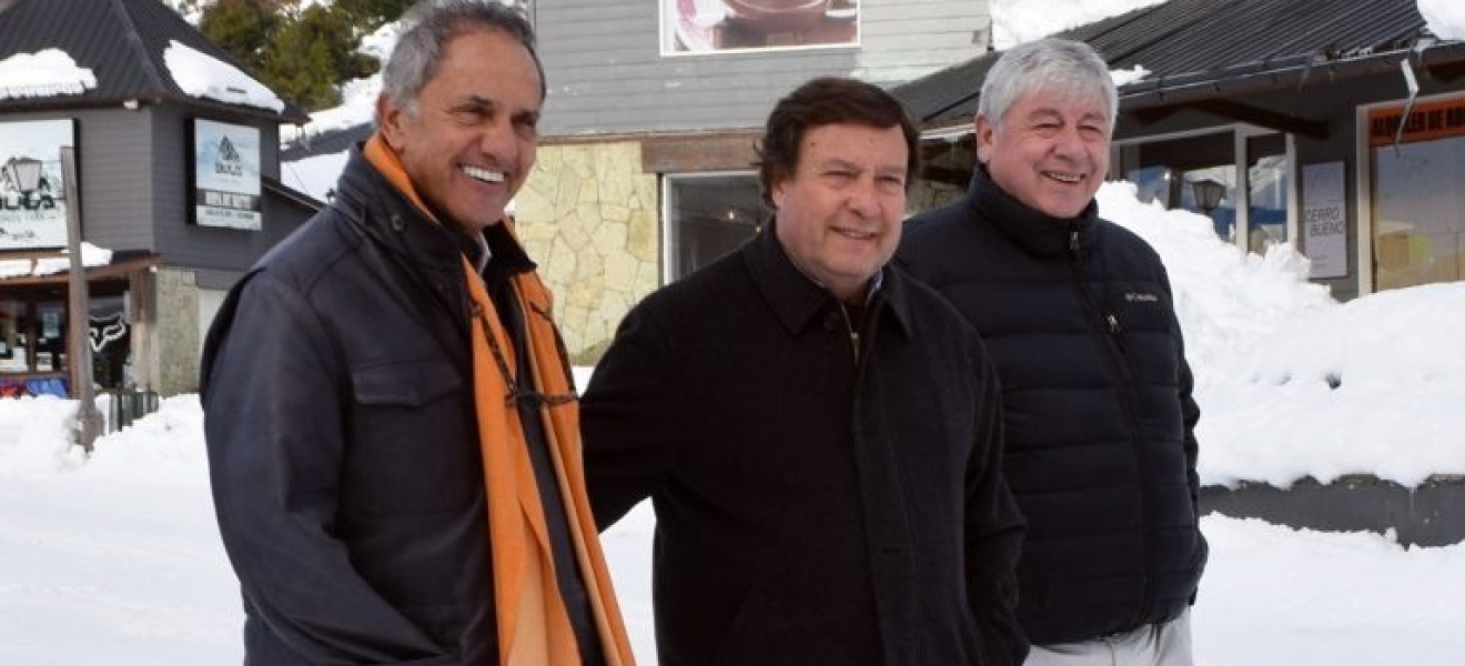 Bariloche: el intendente junto a Scioli y Weretilneck, recorrieron el Cerro Catedral