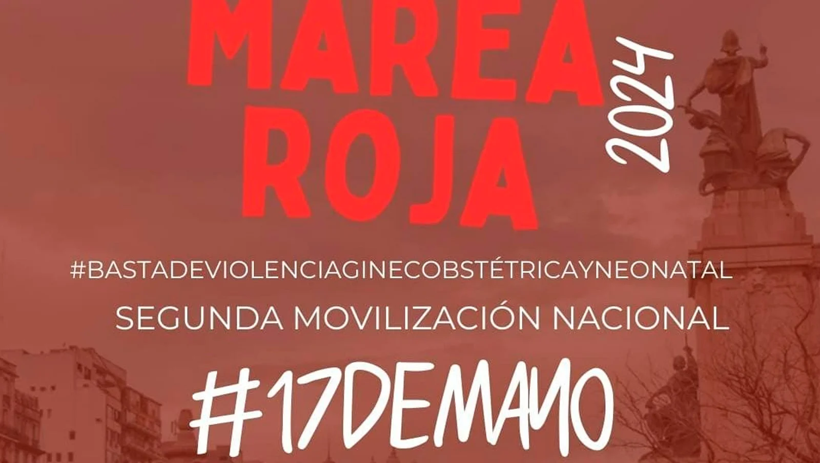 Marea Roja: 2da movilización nacional contra la violencia ginecobstétrica