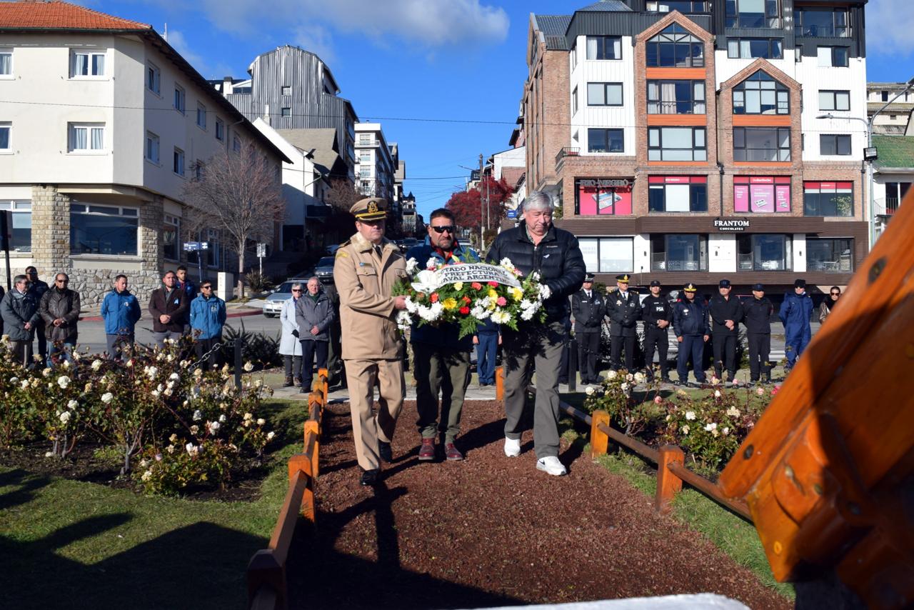 Bariloche rindió homenaje a las victimas de Prefectura Naval en Malvinas