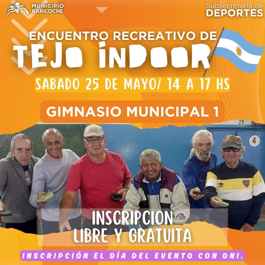 ¡Gran Encuentro Recreativo de Tejo Indoor este sábado 25!