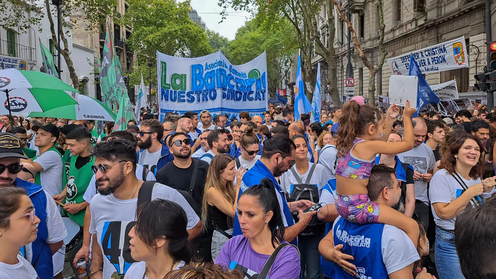 La Bancaria conmemoró el 25 de Mayo: ratificó esos ideales y condenó las políticas de Milei