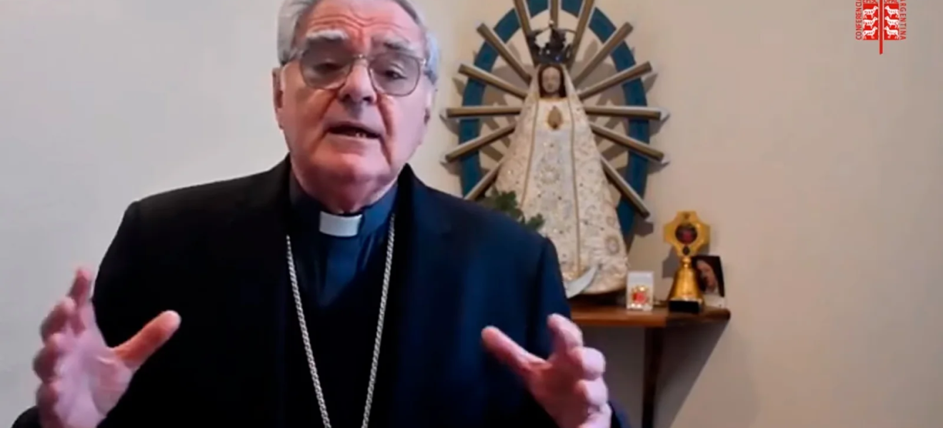 (((video))) Monseñor Ojea pide al Gobierno nacional que rápidamente entregue los alimentos