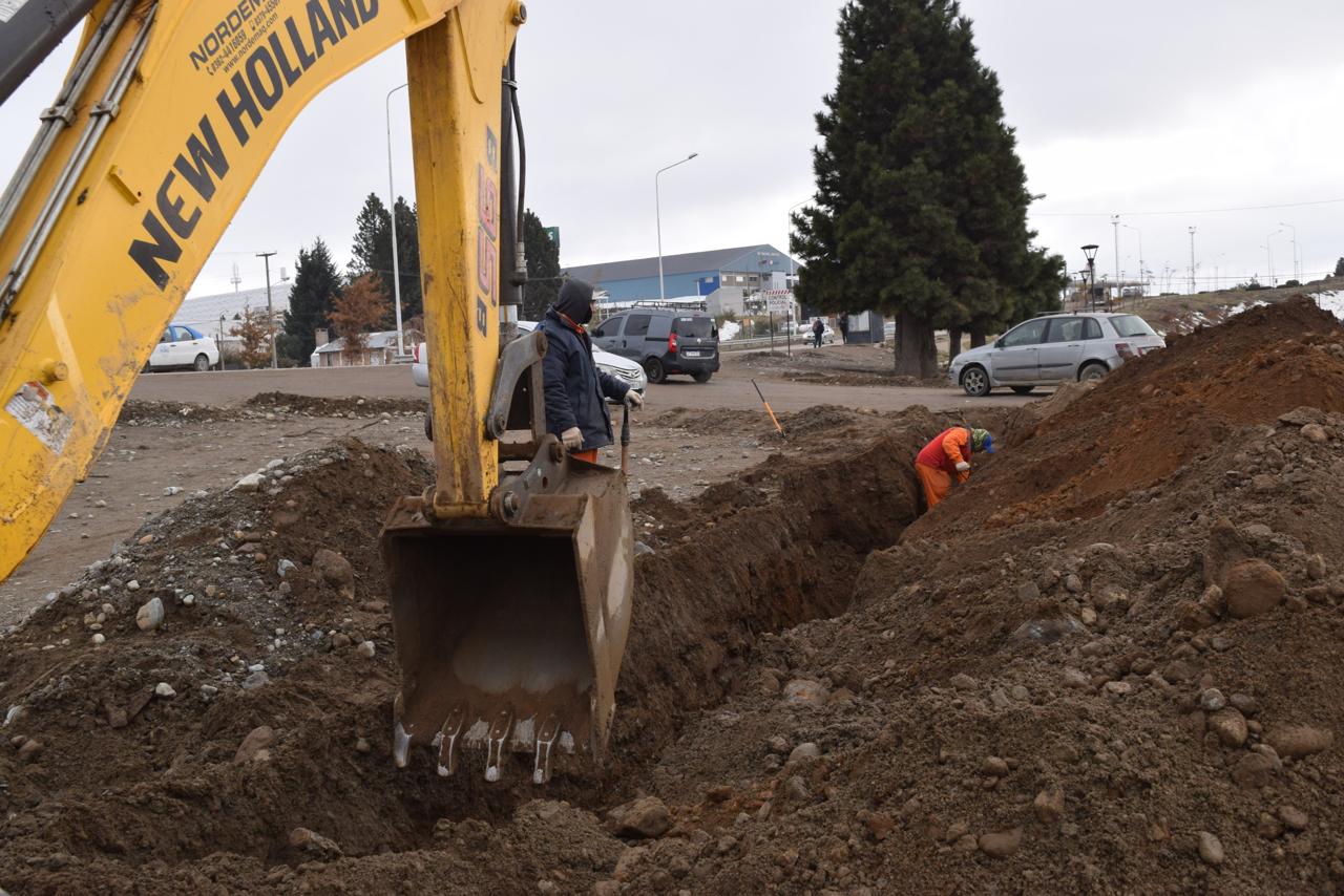 Trabajos para prevenir inundaciones en los barrios del sur de Bariloche