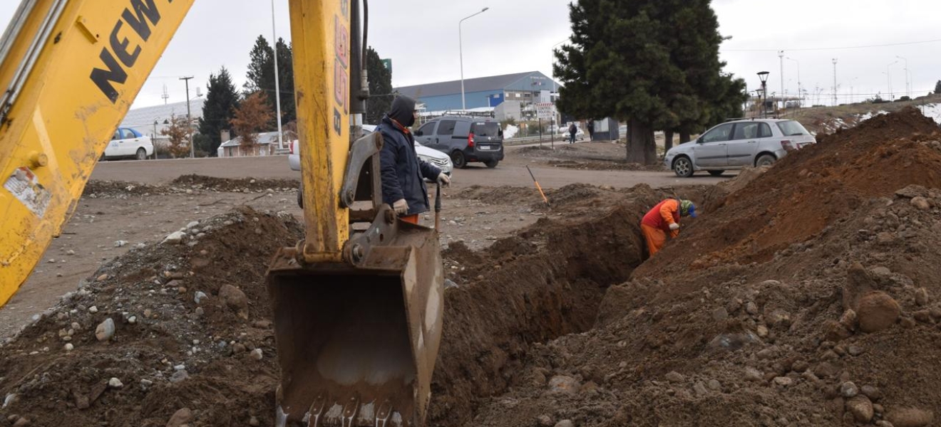 Trabajos para prevenir inundaciones en los barrios del sur de Bariloche