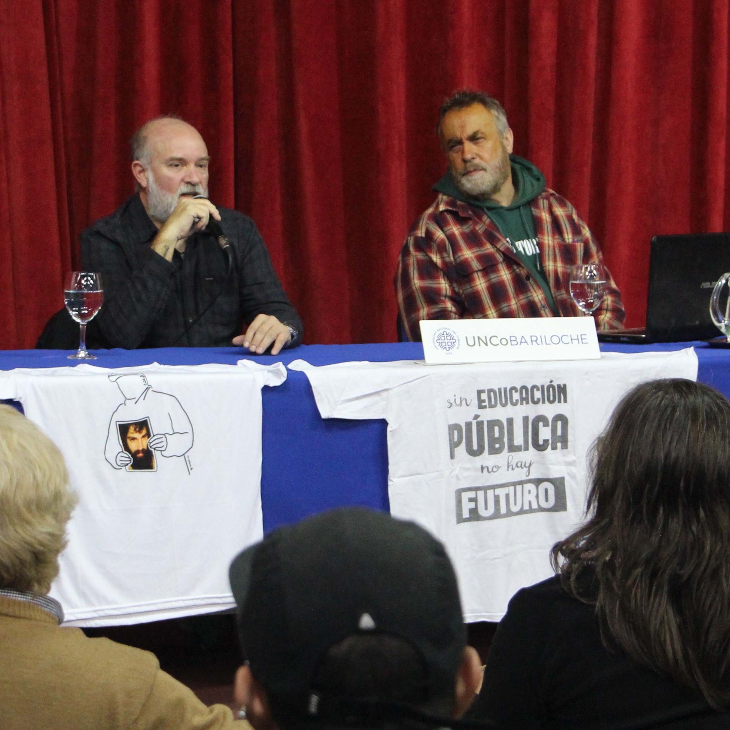 Sergio Maldonado y Sacha Kun Sabo desarrollaron un conversatorio en la UNCo Bariloche